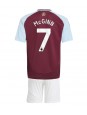 Billige Aston Villa John McGinn #7 Hjemmedraktsett Barn 2024-25 Kortermet (+ Korte bukser)